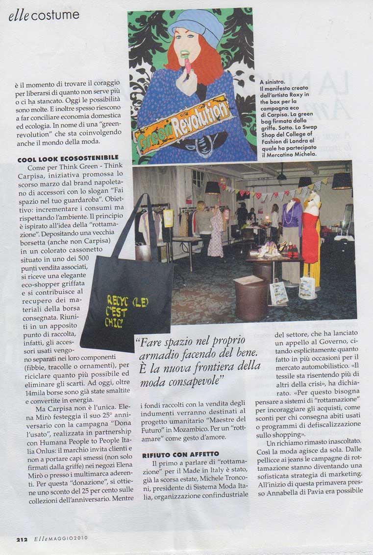 ELLE - Cool Look ecosostenibile, la Green Revolution di Roxy in the Box e Carpisa