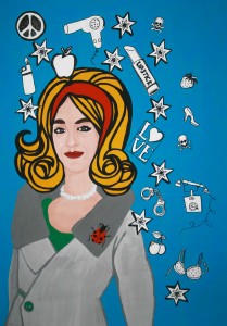 RitrattiAMO "What is necessary for a blonde girl" - Roxy in the Box