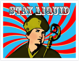 Stay Liquid (San Gennaro) 61cm x 48cm 2018