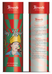 “Stay Liquid” - Natural effervescent (Saint Gennaro) - Roxy in the Box for Ferrarelle - Limited Edition Bottle Packaging
