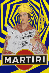 "A Martyr to drink", Saint Gennaro 2020, Unique Piece.