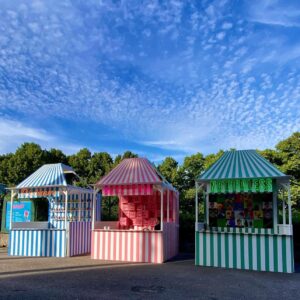 Installazioni di Roxy in the Box al Pessoa Luna Park del 2023