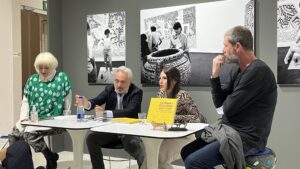 Press Conference for the presentation "From the Naples of KEITH HARING to nowadays". Keith Haring / Roxy in the Box / Luciano Ferrara / Trallallà by Andrea Ingenito. PAN - Palace of Arts Naples - 2 December 2021 - 28 February 2022