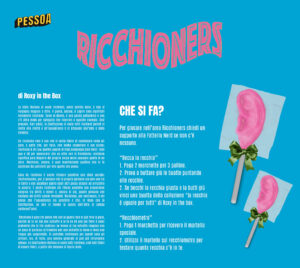 Infografiche Ricchioners - Pessoa Lunapark - Roxy in the Box