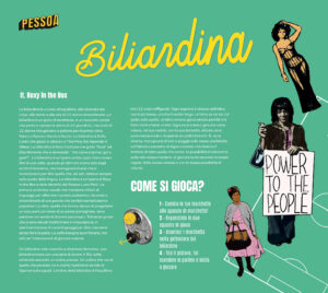 Infografiche Biliardina - Pessoa Lunapark - Roxy in the Box