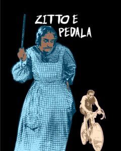 Zitto e pedala - Manifesto Pessoa Luna Park by Roxy in the Box e Azzurra Galeota