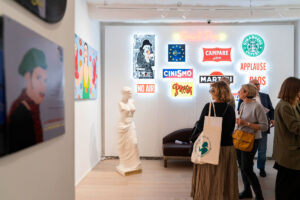 Opening "Social Pop Mirabilia" di Roxy in the Box presso Studio Trisorio, Napoli, ph. Francesco Squeglia