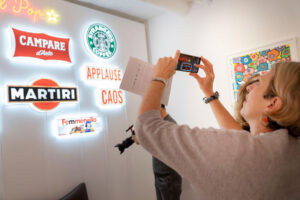Opening "Social Pop Mirabilia" di Roxy in the Box presso Studio Trisorio, Napoli, ph. Francesco Squeglia