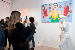 Opening "Social Pop Mirabilia" di Roxy in the Box presso Studio Trisorio, Napoli, ph. Francesco Squeglia