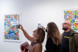 Opening "Social Pop Mirabilia" di Roxy in the Box presso Studio Trisorio, Napoli, ph. Francesco Squeglia