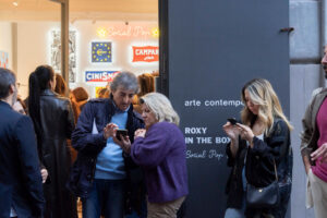 Opening "Social Pop Mirabilia" di Roxy in the Box presso Studio Trisorio, Napoli, ph. Francesco Squeglia