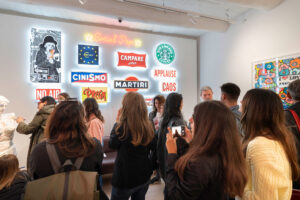 Opening "Social Pop Mirabilia" di Roxy in the Box presso Studio Trisorio, Napoli, ph. Francesco Squeglia