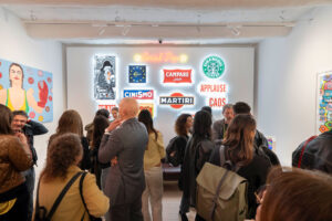 Opening "Social Pop Mirabilia" di Roxy in the Box presso Studio Trisorio, Napoli, ph. Francesco Squeglia