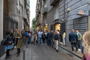 Opening "Social Pop Mirabilia" di Roxy in the Box presso Studio Trisorio, Napoli, ph. Francesco Squeglia