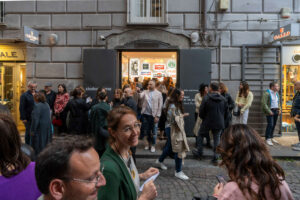 Opening "Social Pop Mirabilia" di Roxy in the Box presso Studio Trisorio, Napoli, ph. Francesco Squeglia