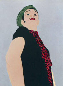 ROXY IN THE BOX - Social Pop Mirabilia, "T'aggia scassà 'o sanghe", acrylic on canvas, 80 x 60 cm, 2006, ph. Francesco Squeglia